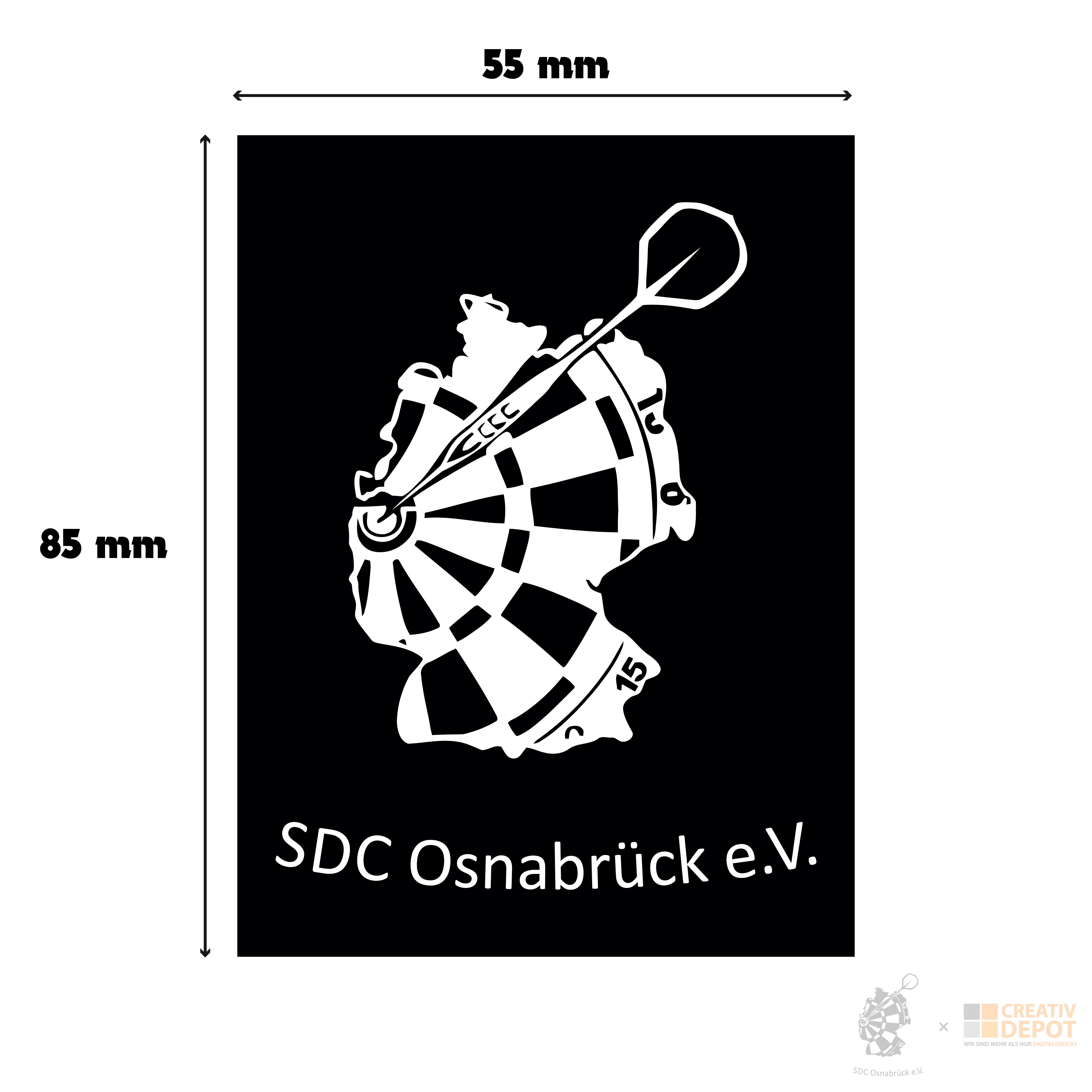 SDC Aufkleber - verschiedene Ausführungen